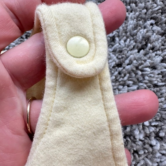 Vintage Cherokee Baby Romper Butter Yellow Sleeveless One Piece Outfit Infant - Picture 4 of 7